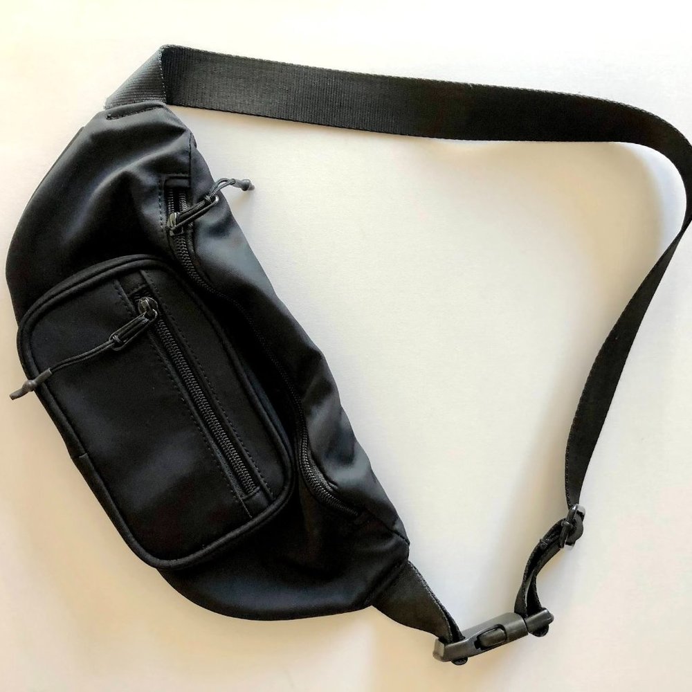 Aritzia Main Character Rya Black Waist Bag